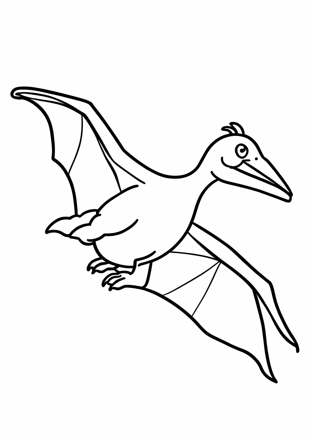 Pteranodon Ausmalbild – Ausmalbild Vorlage