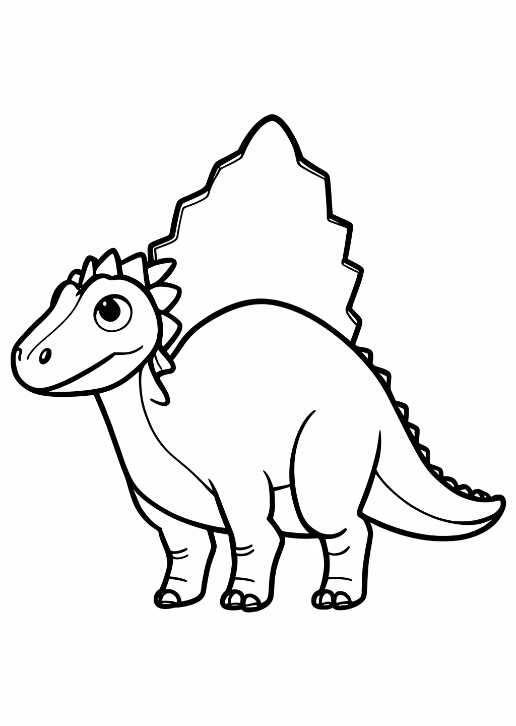 Spinosaurus Ausmalbild – Ausmalbild Vorlage