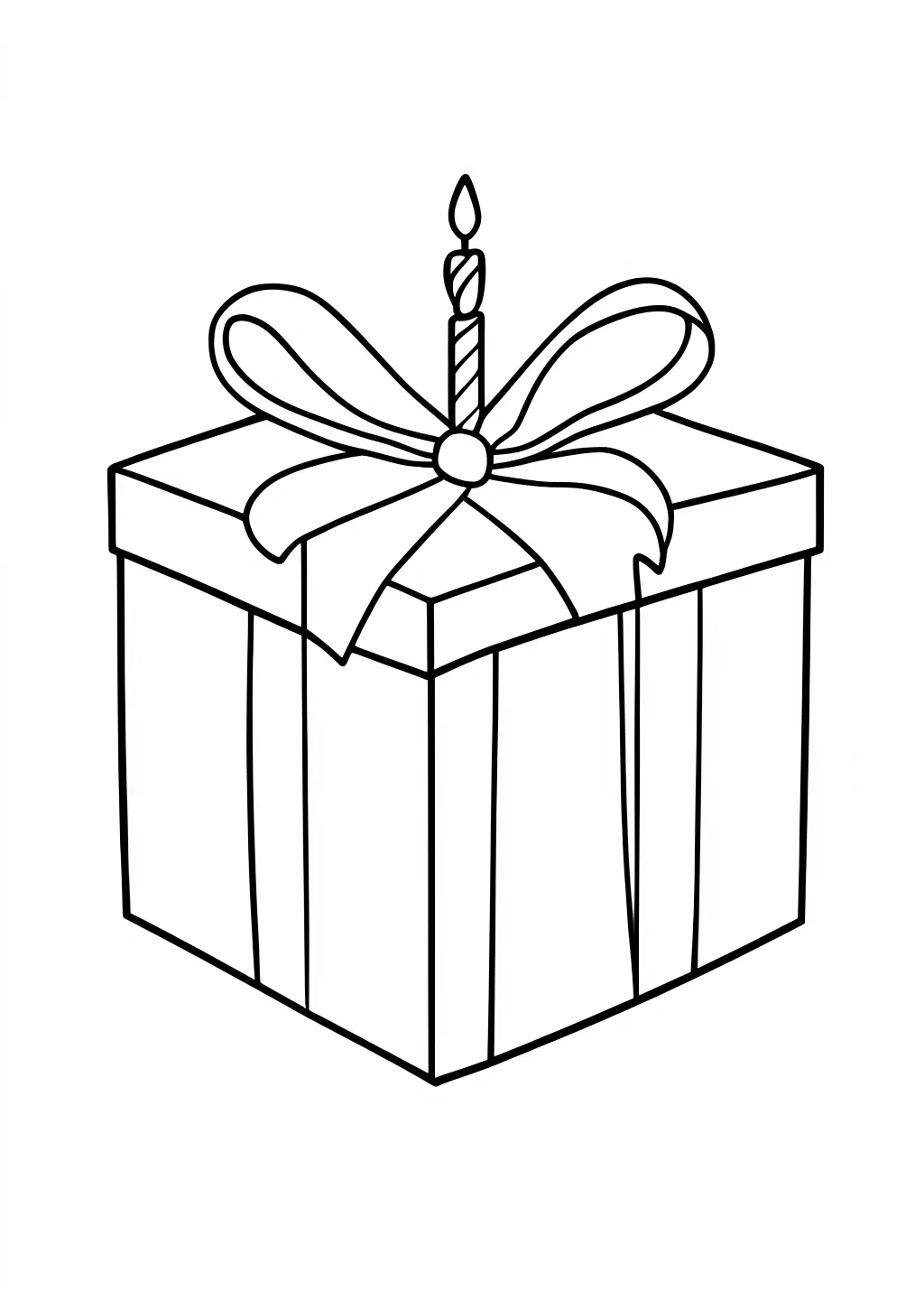 Geburtstagsgeschenk Ausmalbild – Ausmalbild Vorlage