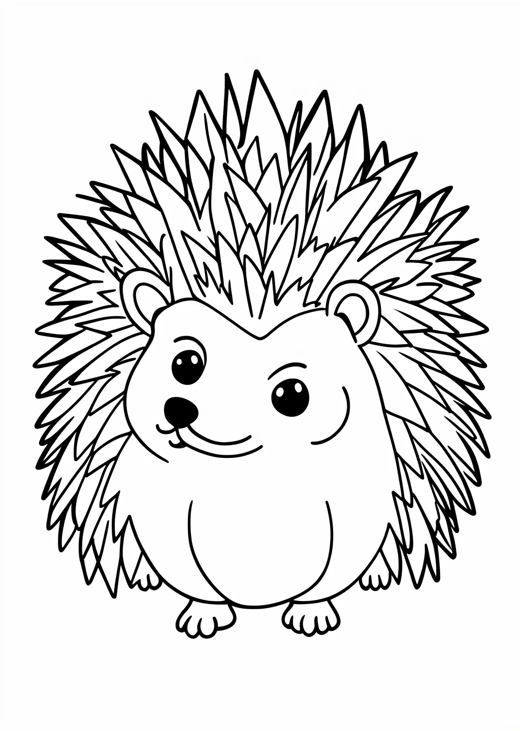 Igel Ausmalbild