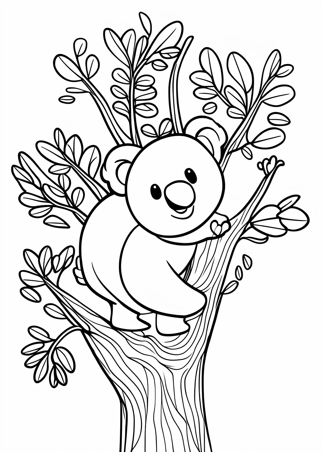 Koala Ausmalbild