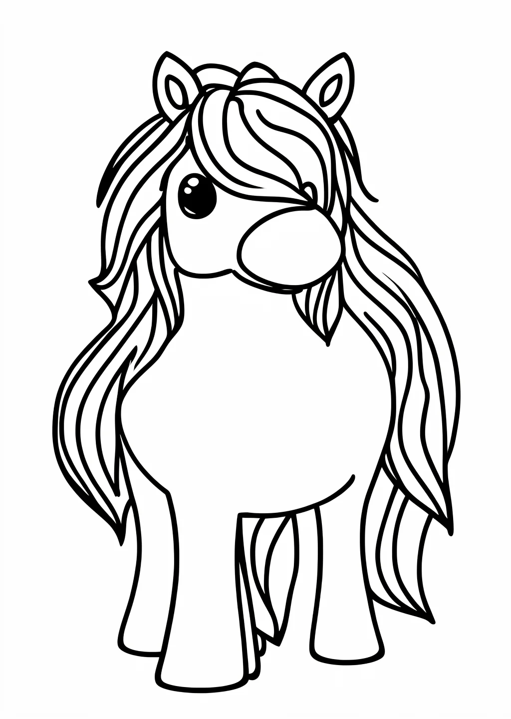Pferd Ausmalbild