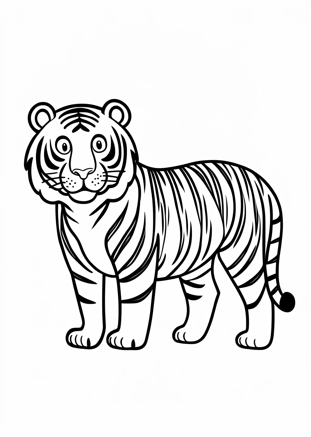 Tiger Ausmalbild