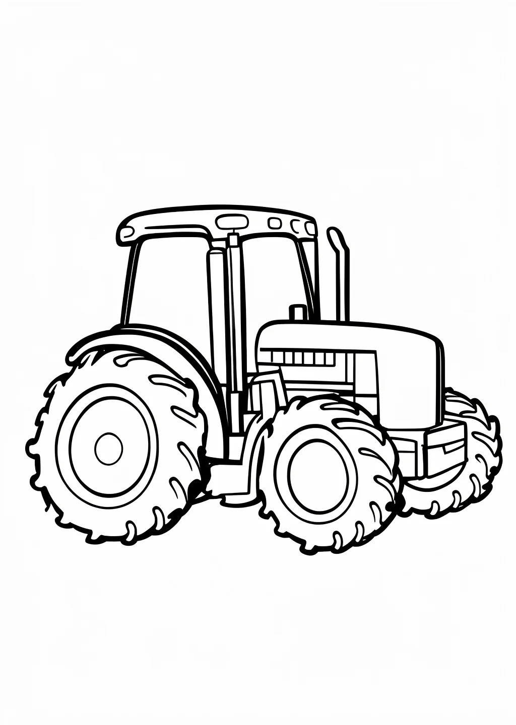 Traktor Ausmalbild