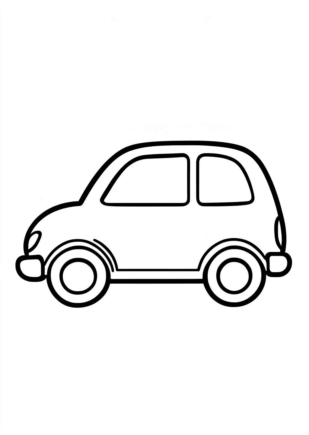 Auto Ausmalbild