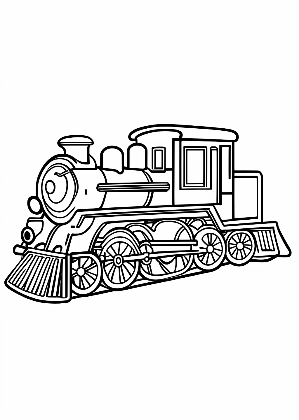 Eisenbahn Ausmalbild