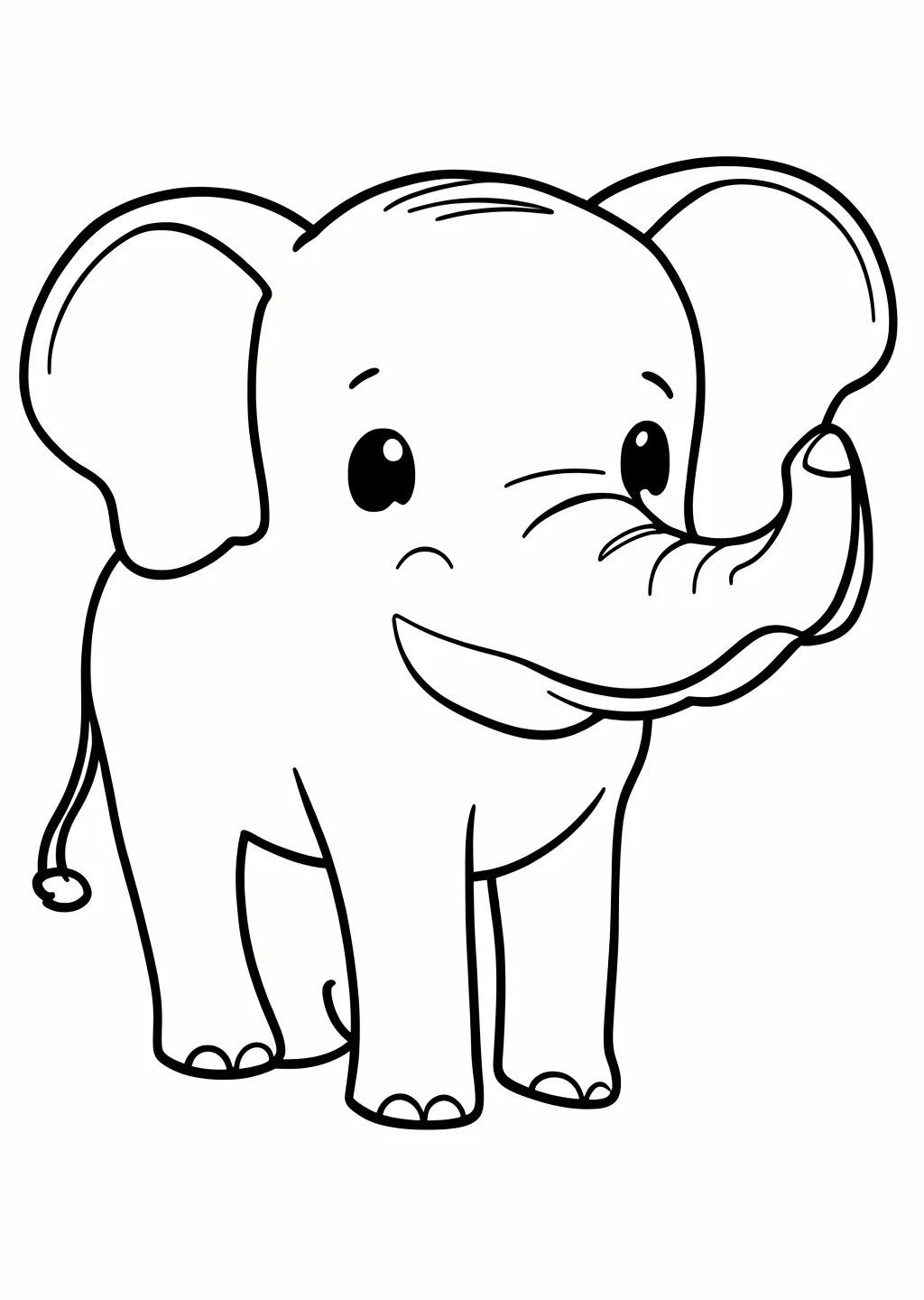 Elefant Ausmalbild