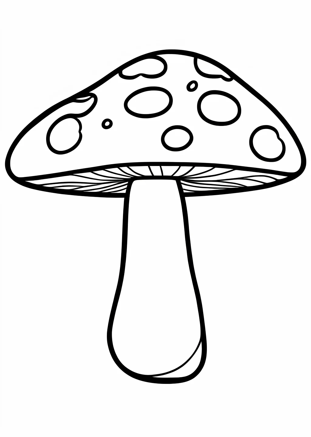 Fliegenpilz Ausmalbild