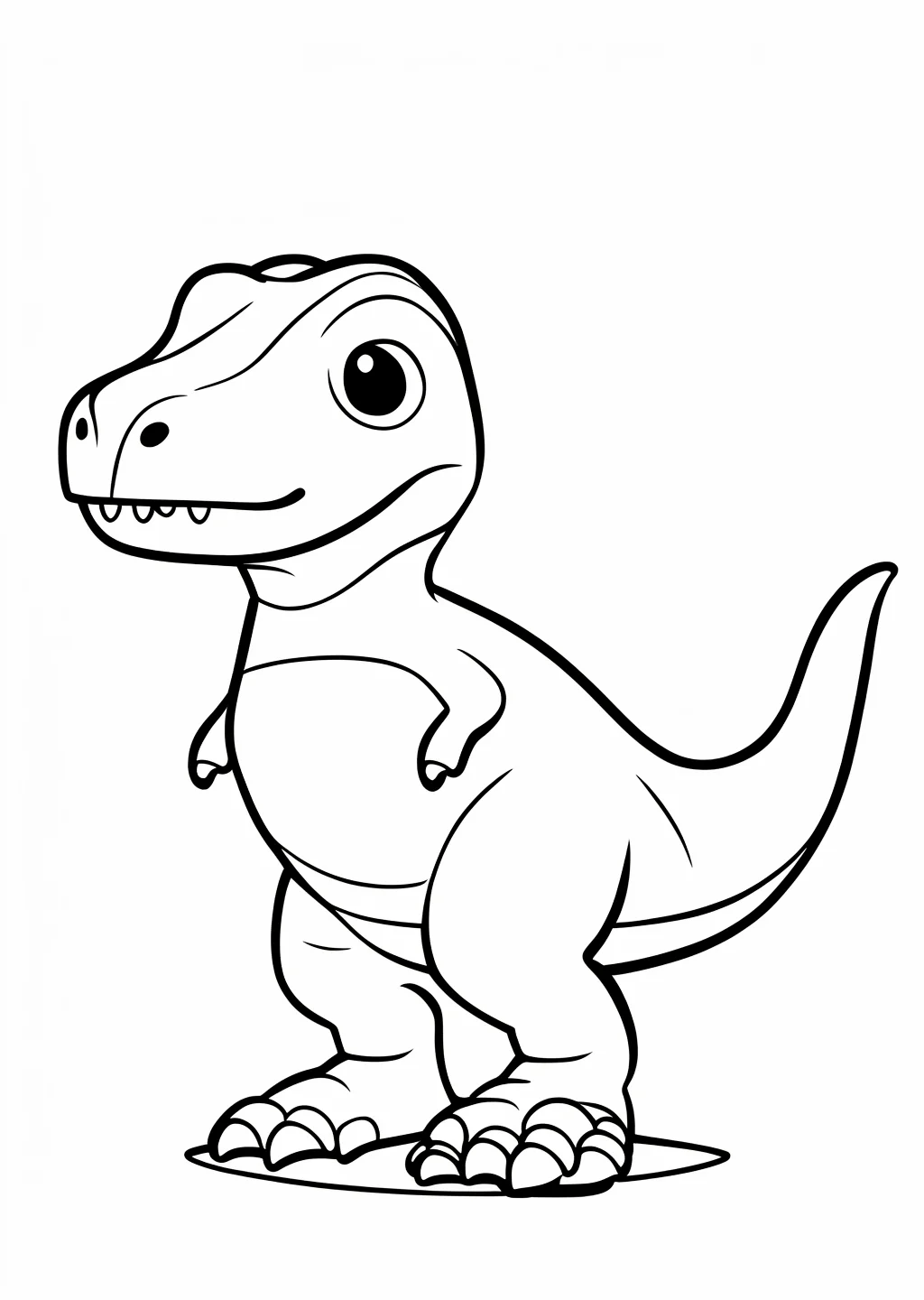 T-Rex Ausmalbild