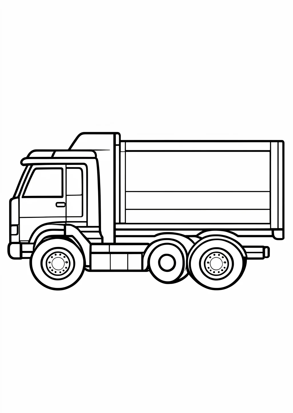 LKW Ausmalbild – Ausmalbild Vorlage