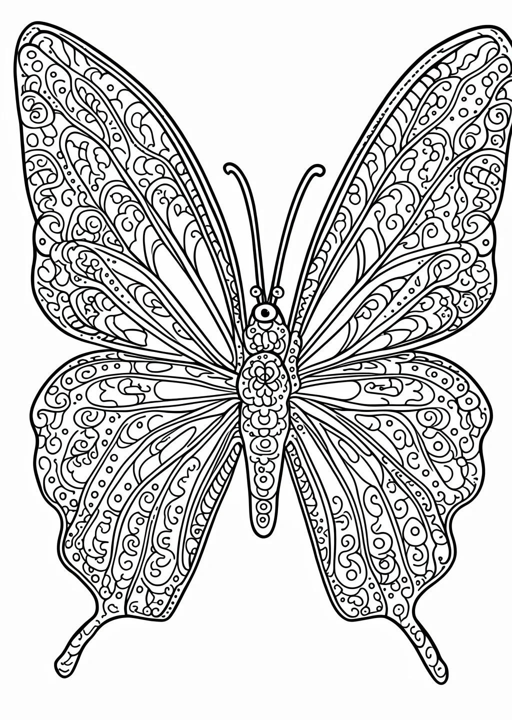 Schmetterling Ausmalbild