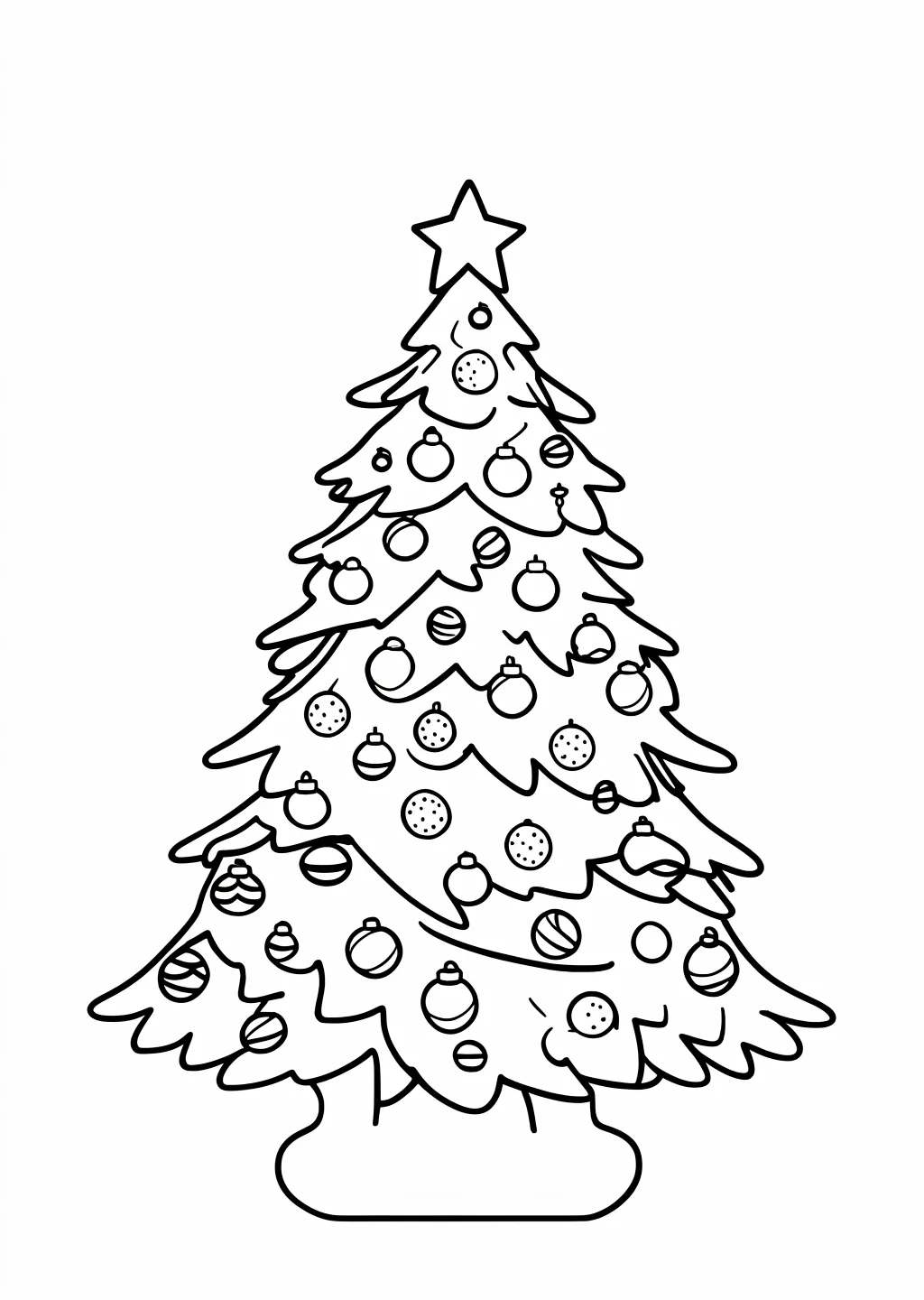 Tannenbaum Ausmalbild